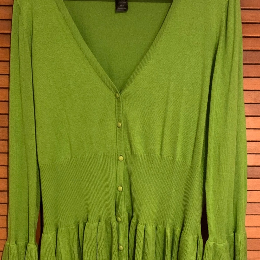 Ashley Stewart bell sleeve sweater